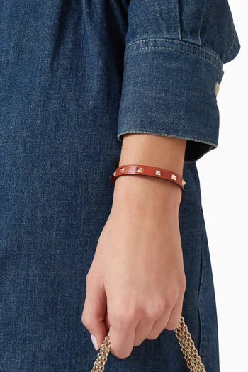 Spike Bracelet in Leather