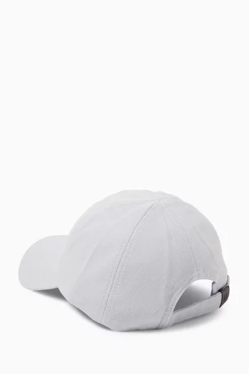 Classic Piqué Cap in Cotton