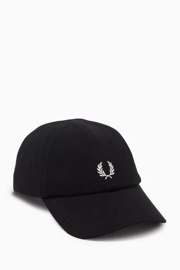 Classic Piqué Cap in Cotton