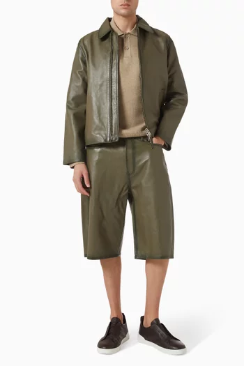 Saroger Shorts in Lamb Leather