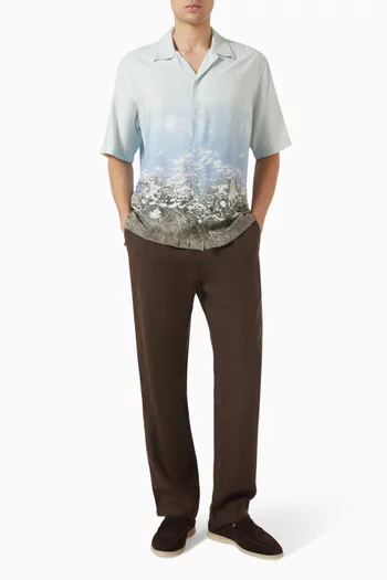 Sajabari X Pants in Linen