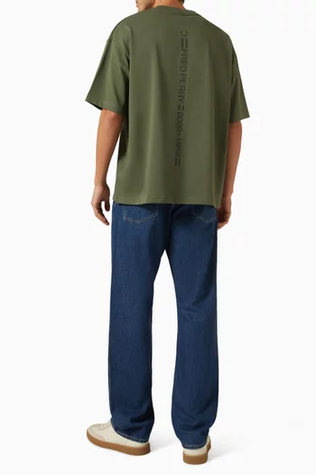Glitch Graphic T-shirt in Cotton