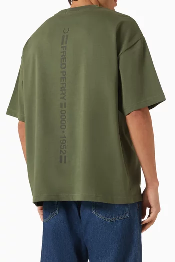 Glitch Graphic T-shirt in Cotton