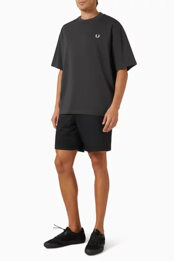 Back Print Laurel Wreath T-shirt in Cotton