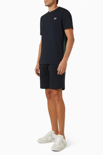 Stripe Tape T-shirt in Cotton