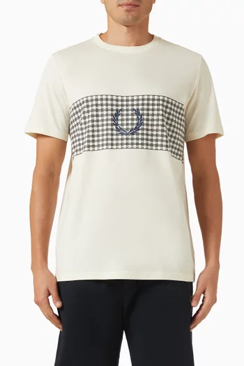 Tennis Net Graphic T-shirt in Cotton