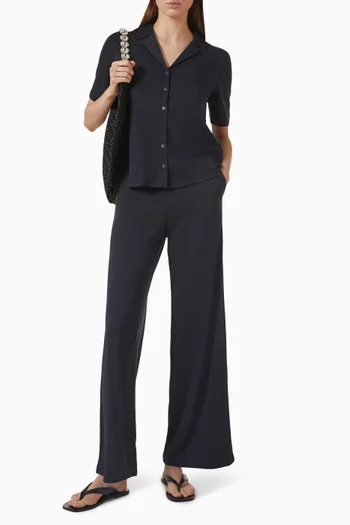 Buttoned Shirt in Modal-jersey