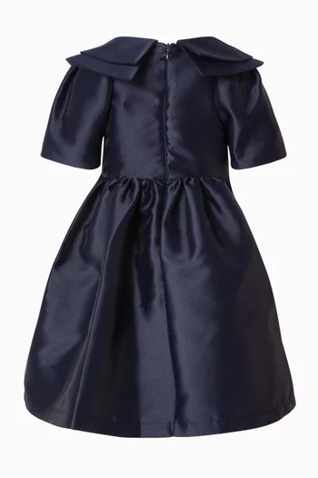 Embellished Buttons Collar Dress