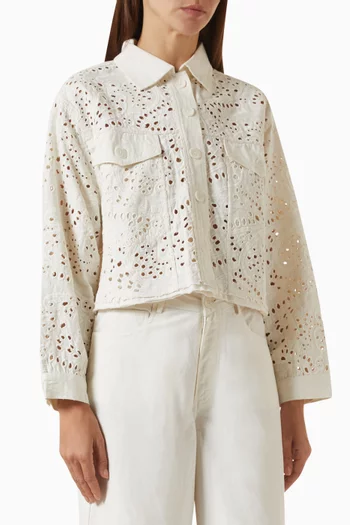 Liora Broderie Anglaise Jacket