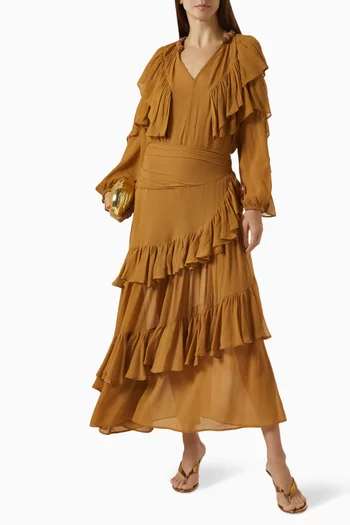 Selina Ruffle-trim Skirt
