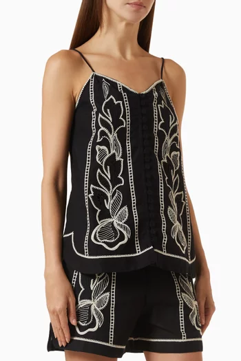 Tarim Embroidered Top