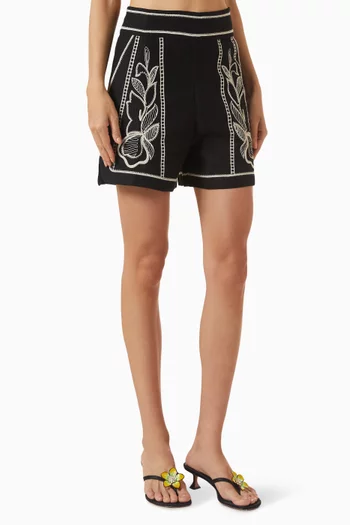 Yuvrel Embroidered Shorts