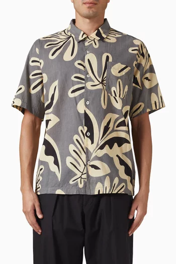 Baja Print Road Shirt in Cotton