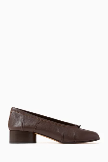 Tabi 30 Ballerina Pumps in Leather
