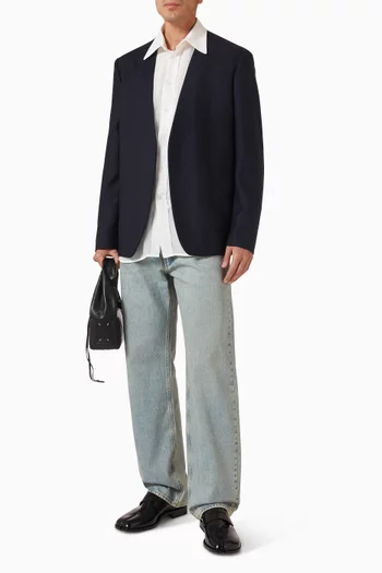 Minimal Blazer in Virgin Wool