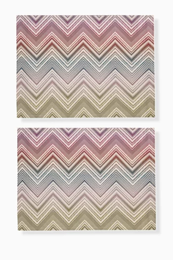 Placemats in Chevron, Set of 2