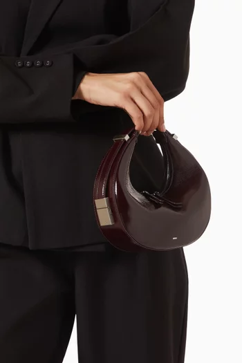 Mini Toni Shoulder Bag in Leather