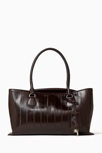 Shell Brot Tote Bag in Eel Leather