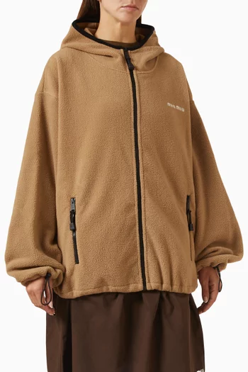 Zip Hoodie in Cotton Fleece
