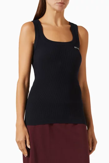 Knit Tank Top in Cotton