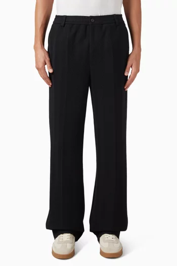 Tonal Chevron Pants