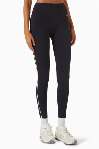 Contrast-piping Leggings