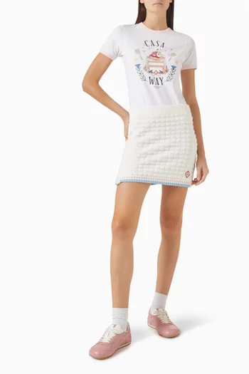 Casa Way Ringer T‑shirt in Organic Cotton Blend