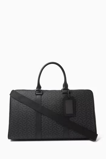 Trophy Travel Bag in Canvas & Leather
