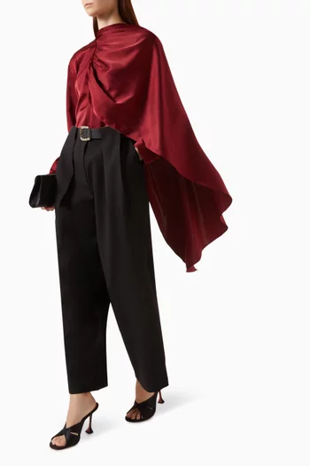Koa Scarf Blouse in Satin