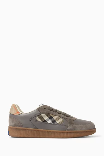 Check Terrace Sneakers​ in Suede