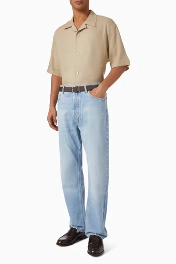 Riso Straight Pants in Denim