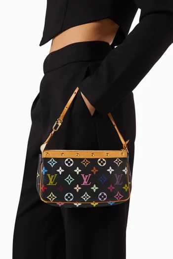 2000s Pochette Accessoires in Monogram Coated Canvas