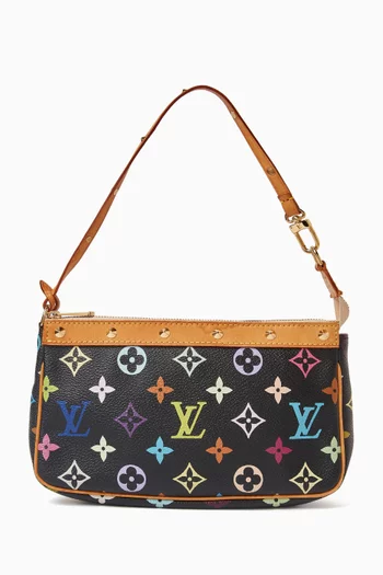 2000s Pochette Accessoires in Monogram Coated Canvas