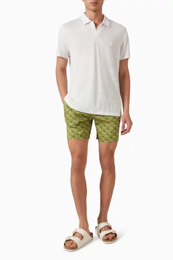 Mahina Tortoise-print Swim Shorts