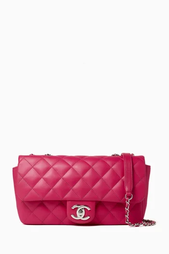 Medium Shoulder Bag in Rubber