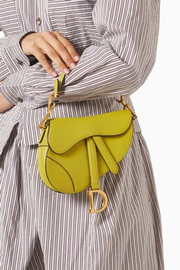 Mini Saddle Bag in Leather