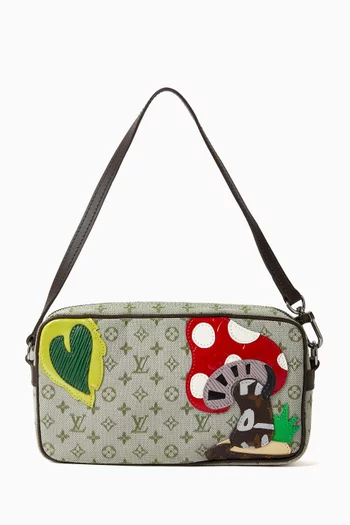 Mini 2000s Conte De Fees Pochette in Canvas & Leather