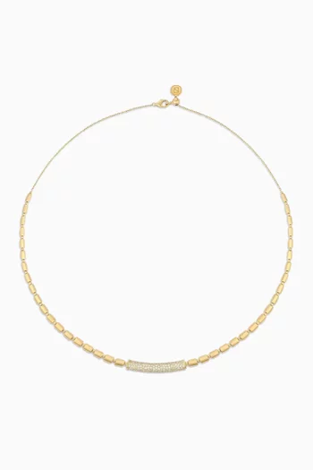 Iteru Diamond Necklace in 18kt Gold