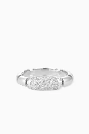 Iteru Ring in 18kt White Gold