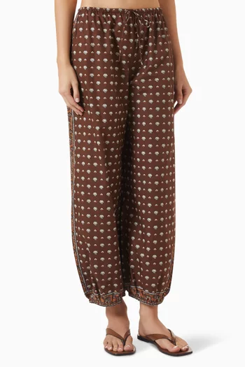 Yarrow Balloon Pants in Cotton