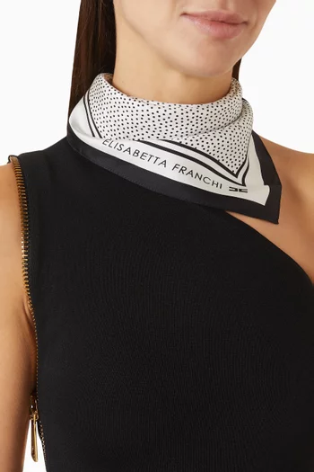 Polka Dot Scarf in Silk