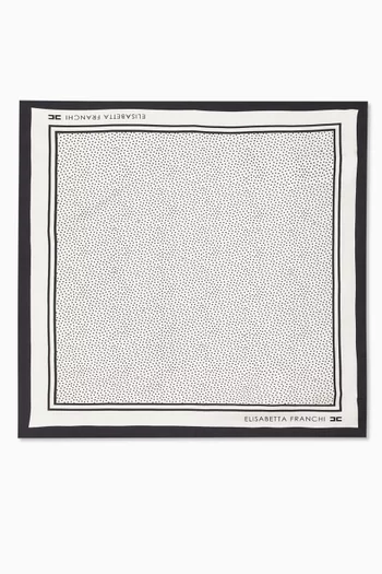 Polka Dot Scarf in Silk