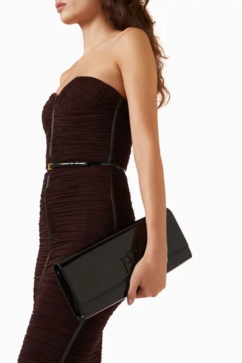 Logo Clutch Bag