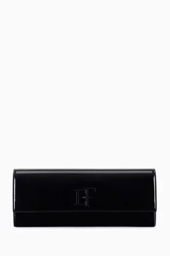 Logo Clutch Bag