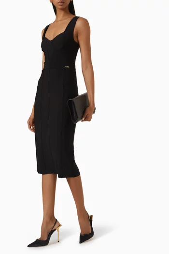Sweetheart Midi Dress in Jersey