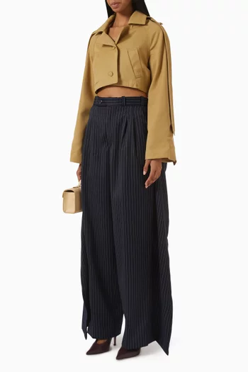 Crop Trench Coat