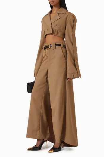 Crop Trench Coat