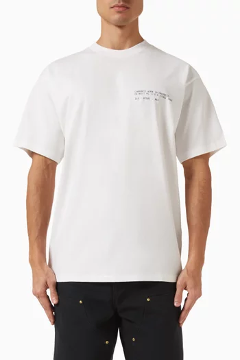 Feather Progress T-shirt in Cotton