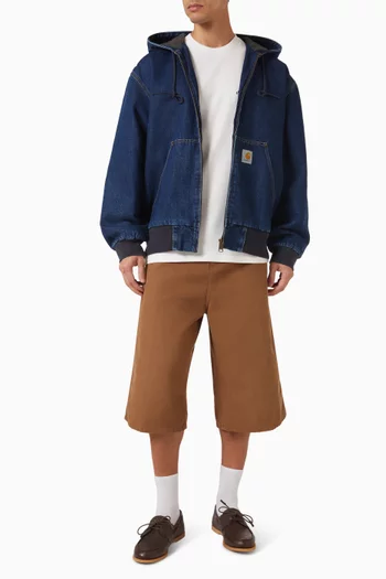 OG Single Knee Shorts in Cotton Twill