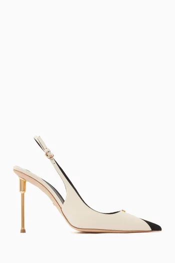Slingback Pumps in Leather